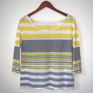 AMERICAN EAGLE | Feather Light Striped Shirt